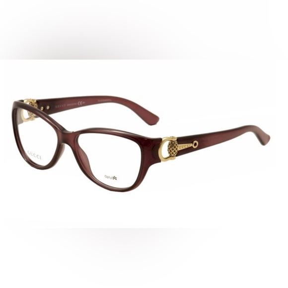GUCCI GG3714 Women’s Eyeglasses Frames GH3714 ODO Tropical Burgundy 54mm 120 RX - Picture 1 of 8